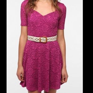 Pins & Needles Sweetheart Lace Dress